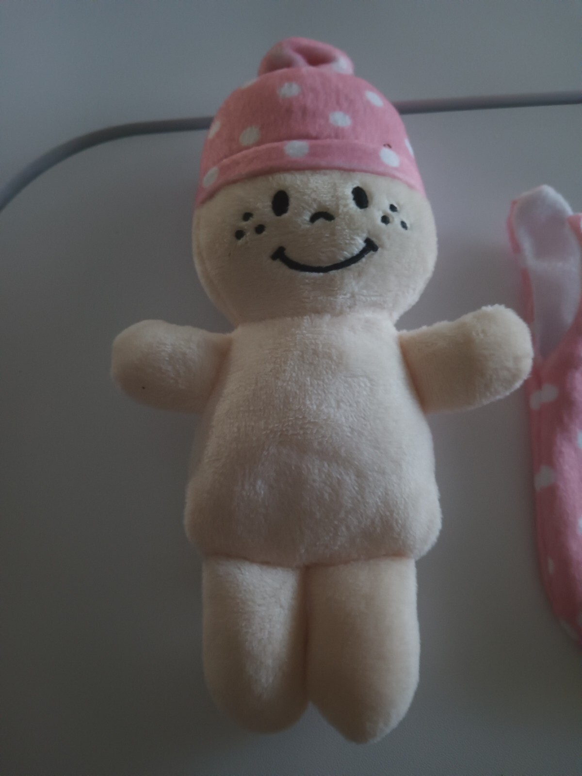 Happy Baby Gender Neutral Plush Doll 8″ Lovie w/ Removable Swaddle Outfit