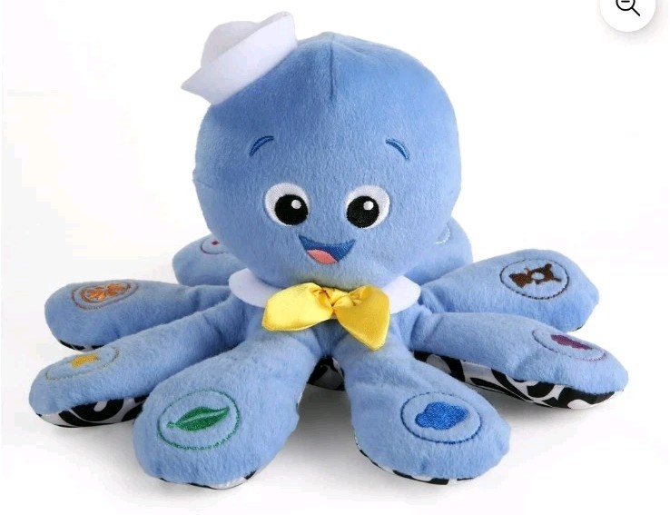 Baby Einstein Octoplush Musical Plush Learning Baby Toy for Infants, Unisex