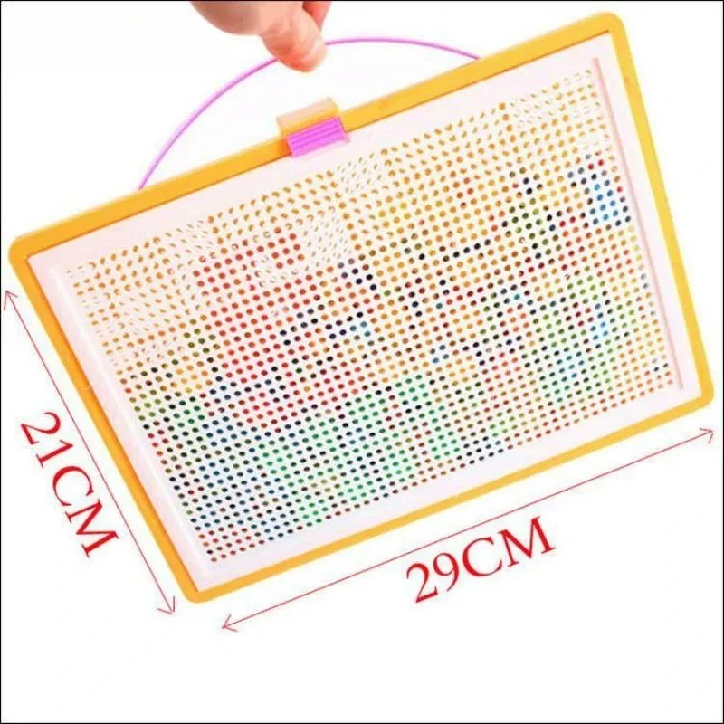 Kids Creative Children Puzzle Pegs Board 296 Educational Learning Toys DIY Gift