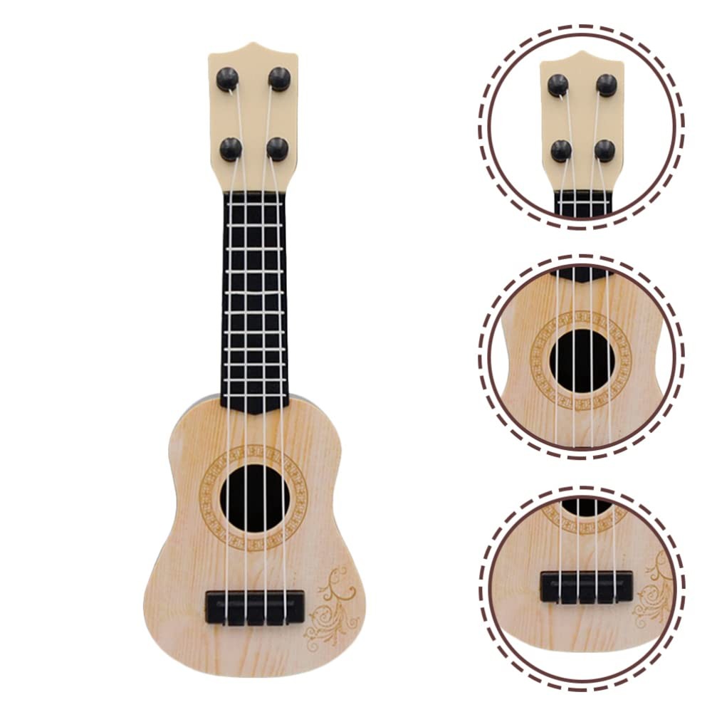 Children Ukulele Toy 9.84 Inch Mini 4-String Plastic Musical Instrument Educa…