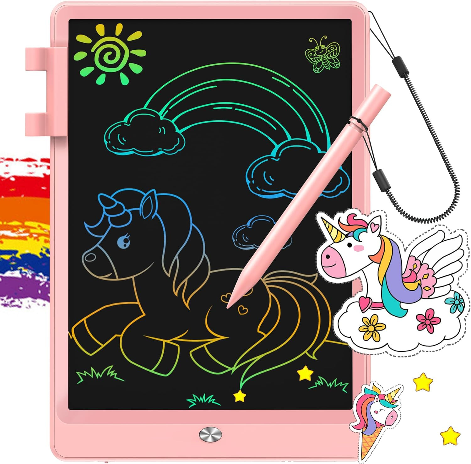 10″ LCD Writing Tablet Colorful Drawing Board Gift for Kids Education
