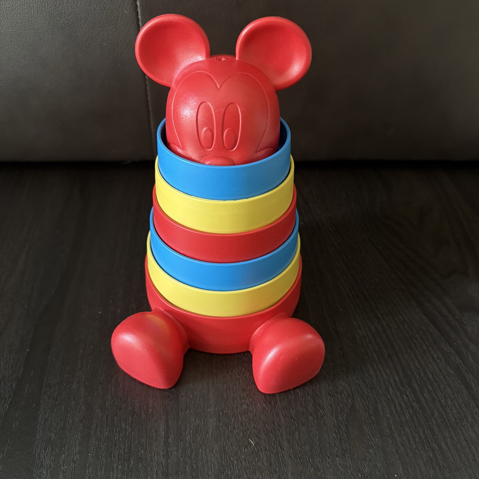 Disney Toy Stacker Mickey Mouse Baby Colorful Learning Development 6 Months +