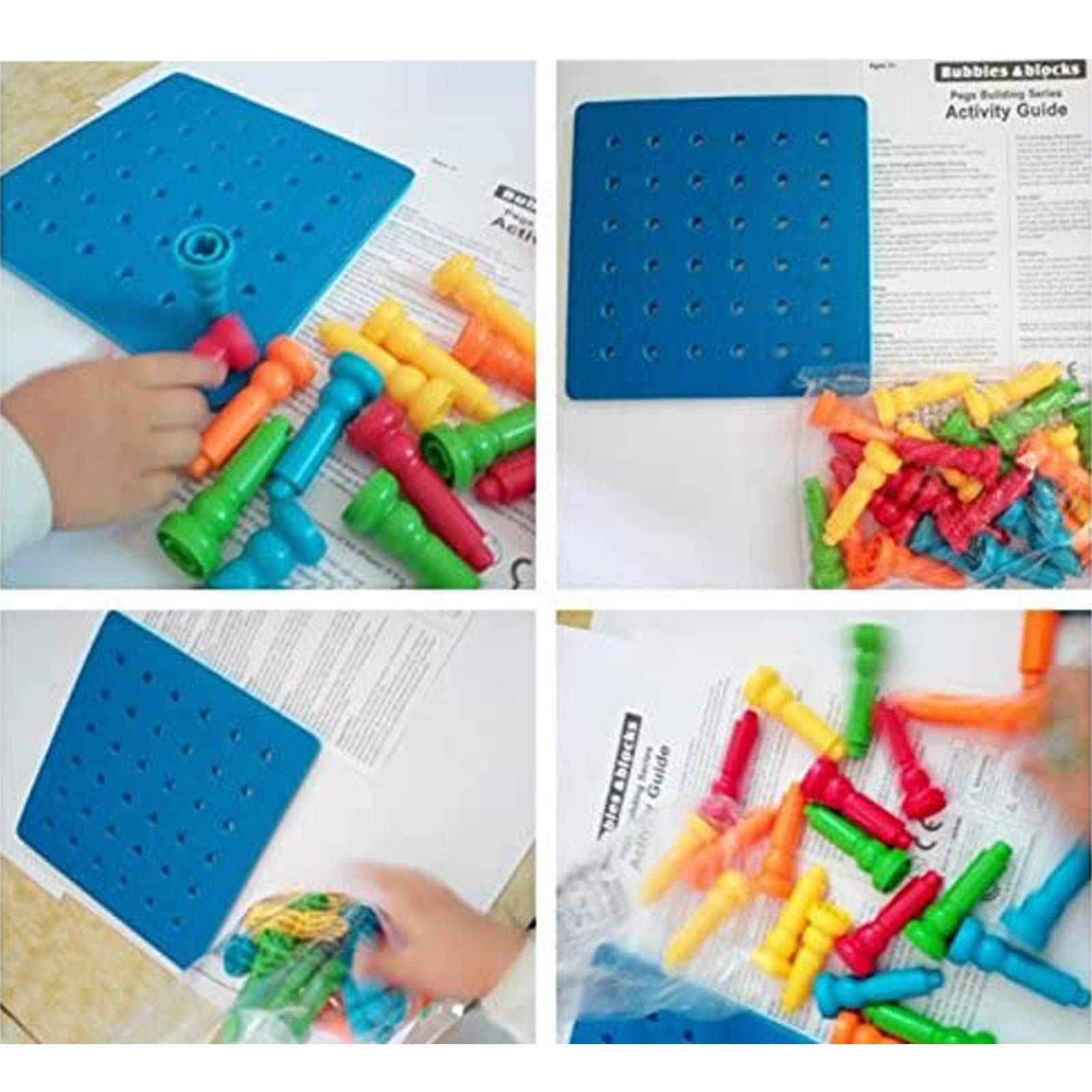 Peg Board Set Toys-Montessori Occupational Therapy Fine Motor Skills Toy, Sui…