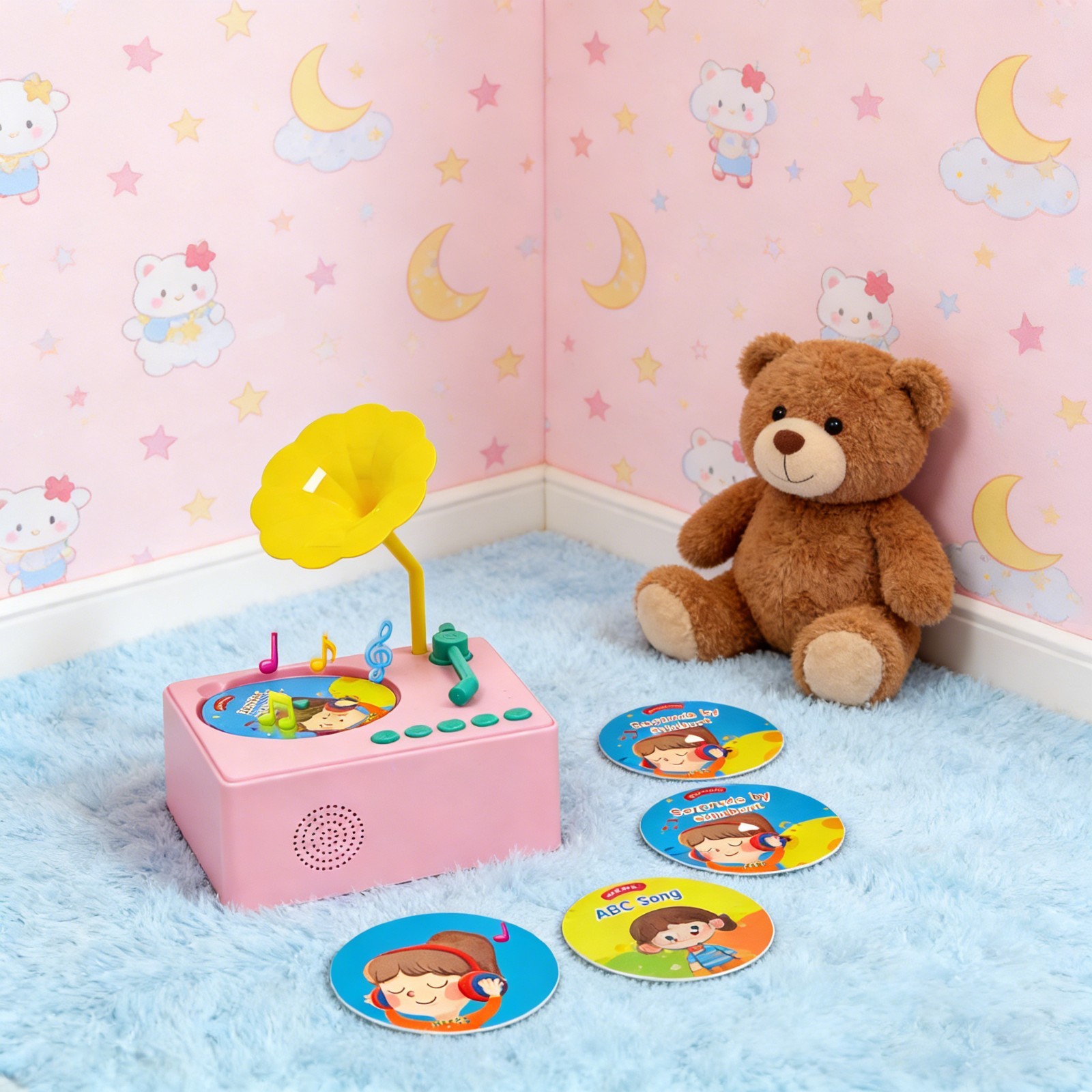 Audible Educational Toy with Music for Toddlers Age 1-5, 96 Songs Stories Cards